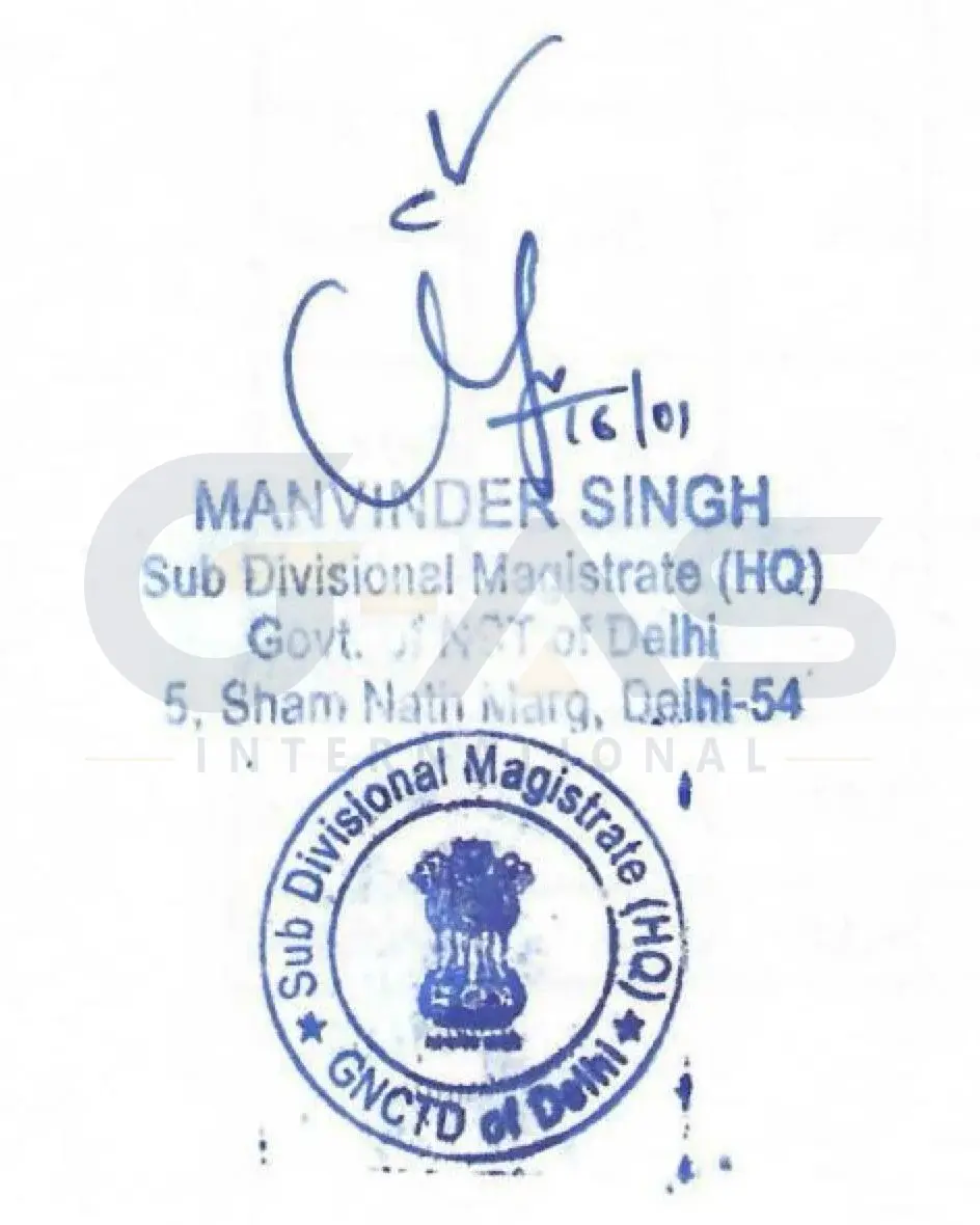 SDM Attestation Services for document verification and authentication in India
