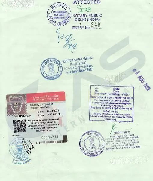 Bahrain Document Attestation for Personal, Educational and Commercial Documents