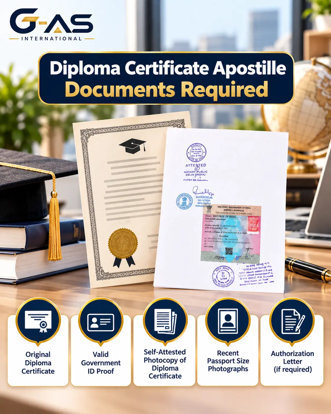 Diploma Certificate Apostille Documents Required checklist for document preparation