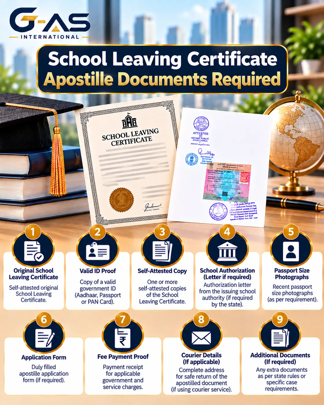 Bonafide Certificate Apostille Documents Required in India
