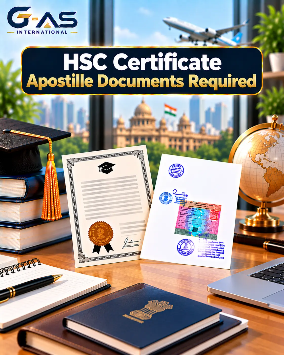 HSC Certificate Apostille Documents Required for apostille preparation in India