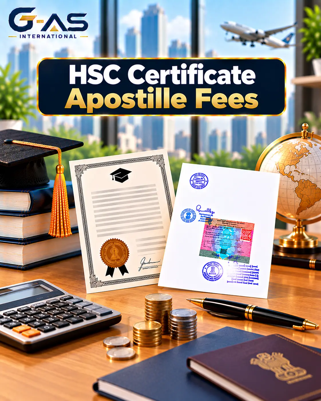 HSC Certificate Apostille Fees in India and related cost factors