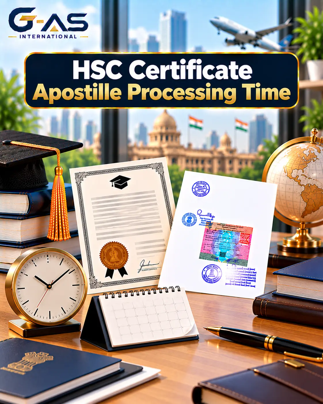 HSC Certificate Apostille Processing Time and verification timeline in India
