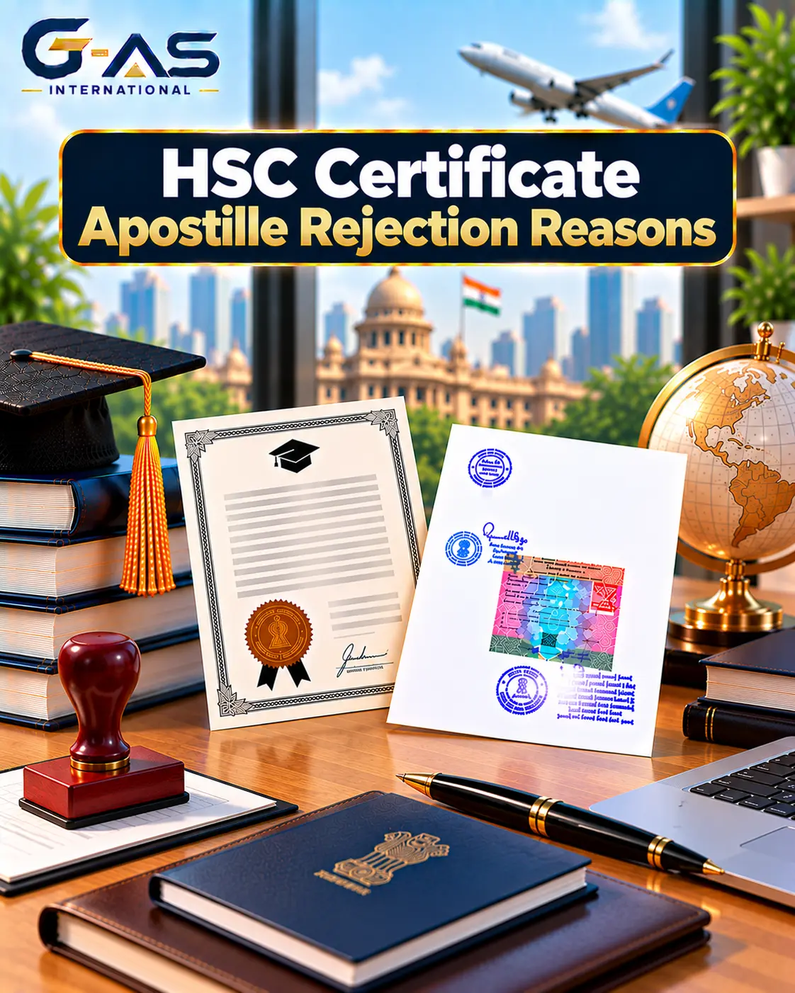 HSC Certificate Apostille Rejection Reasons showing document errors and verification issues